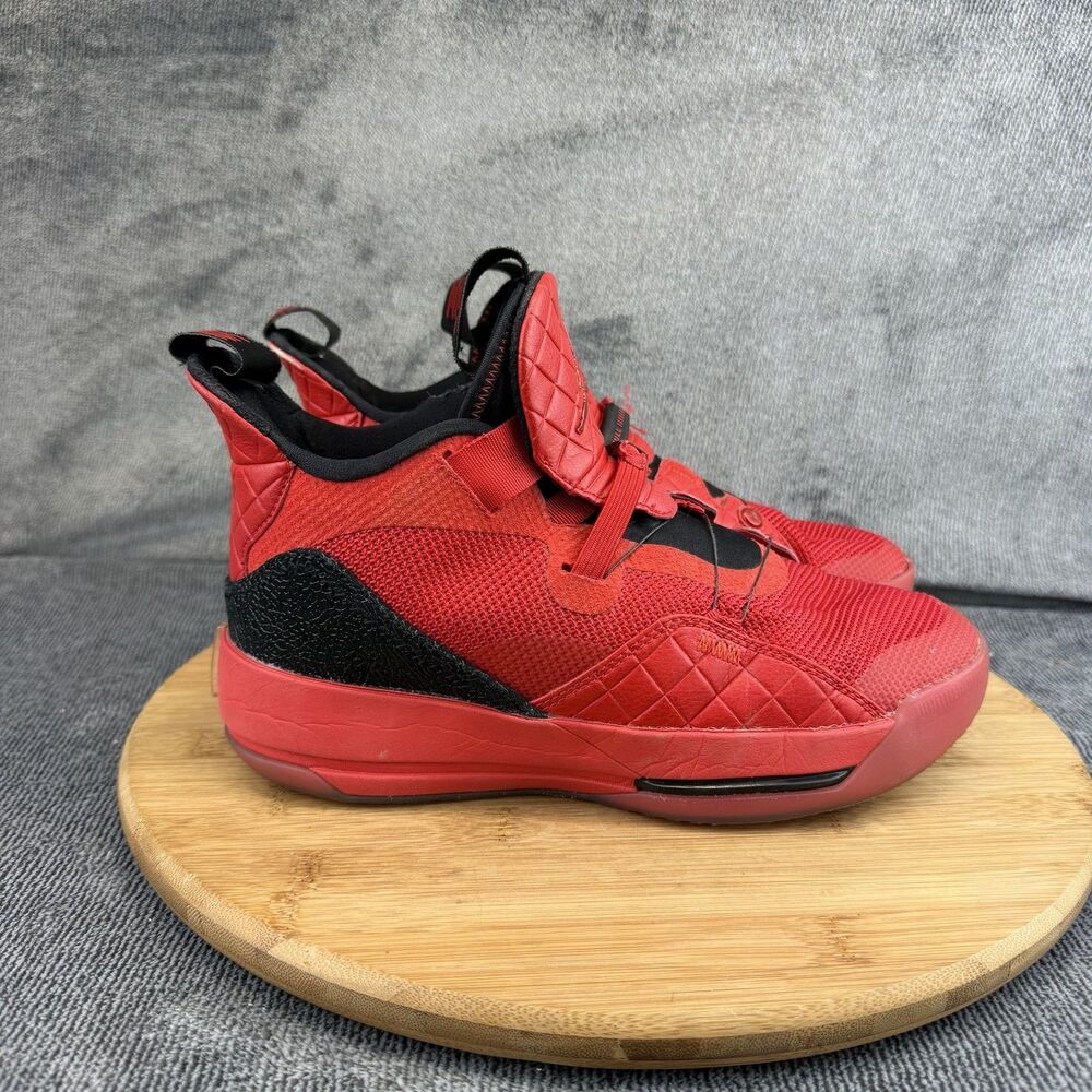 Jordan Air Jordan 33 Shoes Boys Size 6Y Red Black Basketball Sneakers AQ9244-600